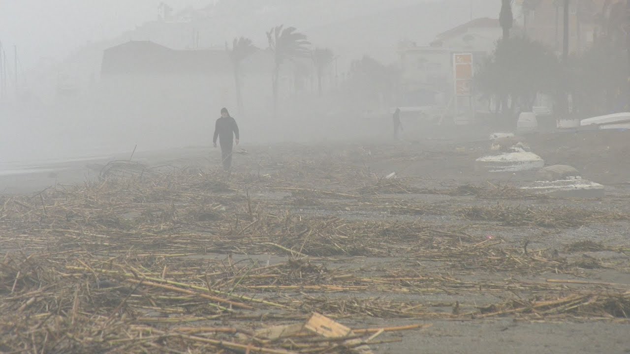 El temporal inunda de cañas el litoral, cuya limpieza comenzará de inmediato