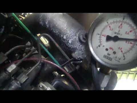 Проверка давления масла в двигателе OM661LA 2.3 л. turbo Korando, Musso