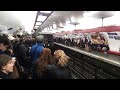 Paris Metro at rush hour, Chatelet Station