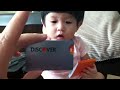 Discover IT credit card unboxing video cool VIP presentation box cashback reward