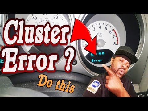 Cluster shows ERROR, DO THIS TEST FIRST
