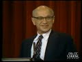 Milton Friedman on National Healthcare