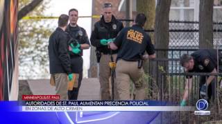 Autoridades de St. Paul aumentan presencia policial  en zonas de alto crimen 