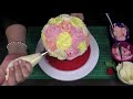 Decorate a GIANT CUPCAKE Shabby Chic Rose Bouquet Design - A Cupcake Addiction How To Tutorial