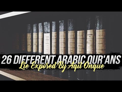 Is the Quran revealed in 26 different Arabic versions? - Radush Shubuhaat