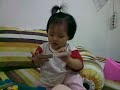 Funny Baby - Reading book at 9 months old