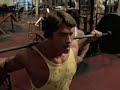 Arnold Schwarzenegger training