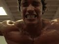 Arnold Schwarzenegger training