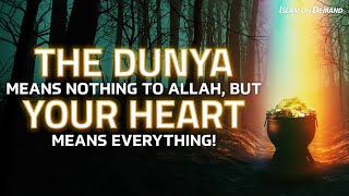 The Dunya Means Nothing to Allah, But Your Heart Means Everything! - Ayden Zayn