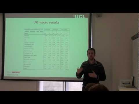 Pt 2: 'Multisectoral effects of a carbon tax on the UK economy', Dr Matthew Winning, UCL