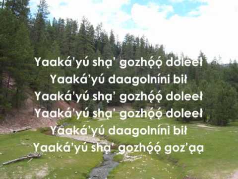 Just Over in the Glory Land (Apache Hymnal Lyrics)