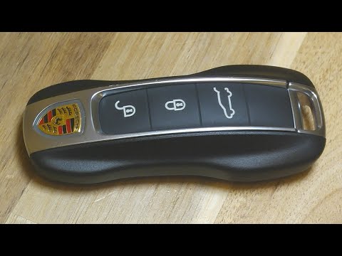 2017-2019 Porsche Panamera Cayenne Remote Key Fob Battery Replacement - EASY DIY