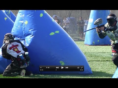 Slow Motion Paintball Executions, Bunkerings and Run Throughs