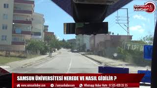 Samsun Üniversitesi nerede ve nasıl gidilir?