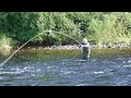 North Esk August 2012 - Using the 'Circle C' Spey Cast