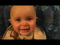 Emotional baby! Too cute!