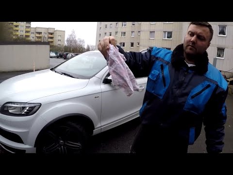 Тупой Бармалей и оператор рукожоп, бедная Ауди ку7(Audi Q7)