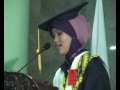 Ninda Devita - Sambutan Wakil Wisudawan.wmv