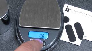 Calibration of the Amston Scales EX 500 x 0.1 Gram Pocket Scale