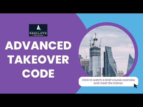 Advanced Takeover Code Online Webinar