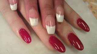 HOW TO DO GEL NAILS FRENCH