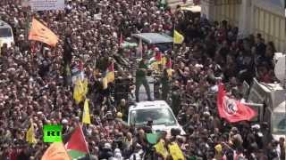 Похороны Майсары Абу Хамдии в Палестине