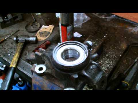 HOW TO INSTALL A FRONT WHEEL BEARING ON A NISSAN