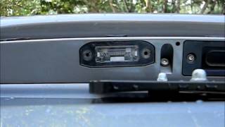 Volvo S40, License Plate Bulb Replacement 