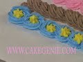 www.Cakegenie.com Buttercream icing Borders