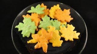 Crisp  butter Cookies) Cookies (Almond make Fall to Leaves Raisin cookies how youtube