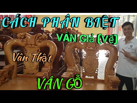 Cách Phân Biệt Vân Gỗ THẬT Và Vân Gỗ GIẢ ( VẼ) Cực Đơn Giản |Đồ Gỗ Trâm Anh| số 419