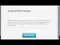 Win a FREE ANDROID TABLET by answering the Android Census