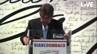 Enzo Bianco "Inequivocabile il giudizio dei catanesi"