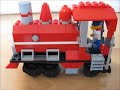 Lego steam train stoomtrein Dampfzug.wmv