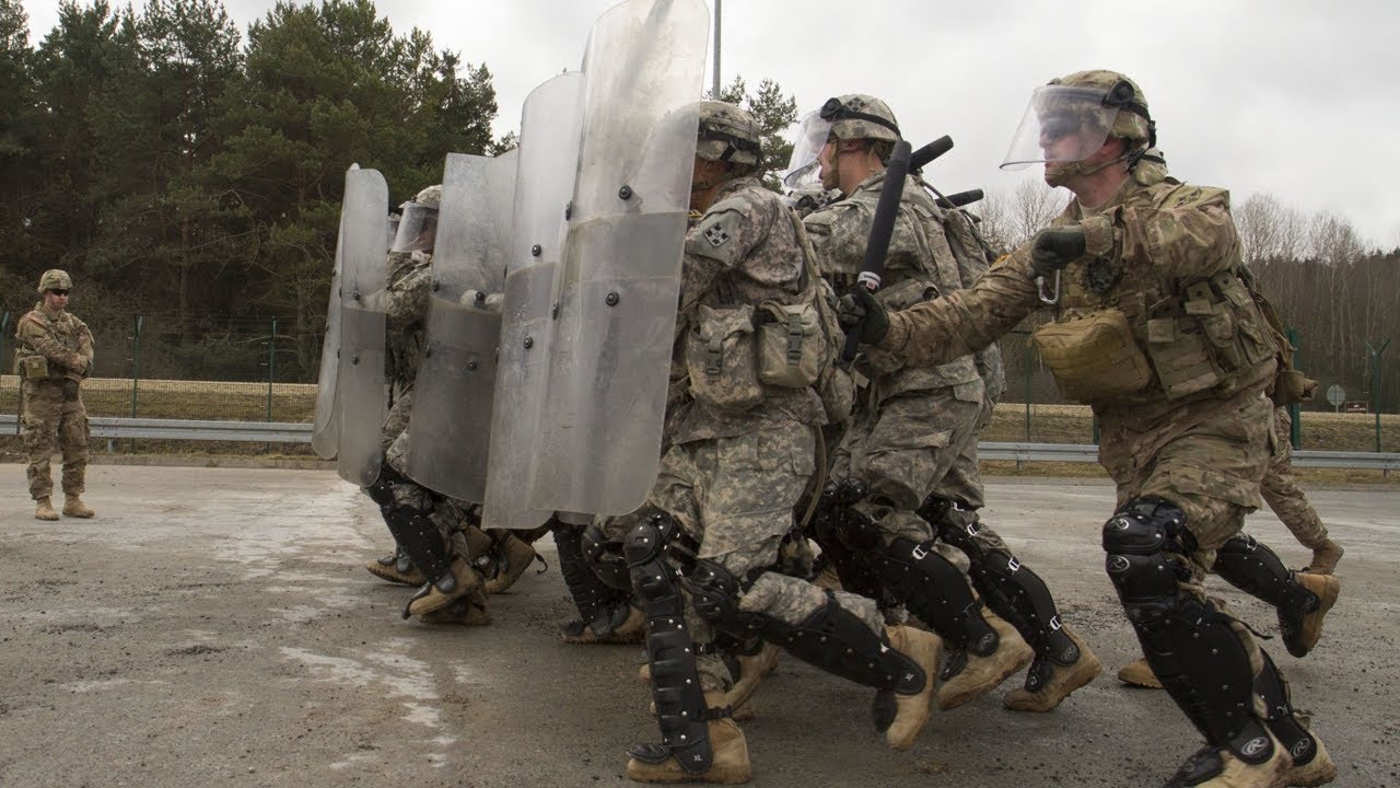 U.S Military • Riot Control Training • Alpena CRTC Center, Mich USA