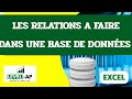 BASE DE DONN?E EXCEL comment faire des relations entre les tables[2]