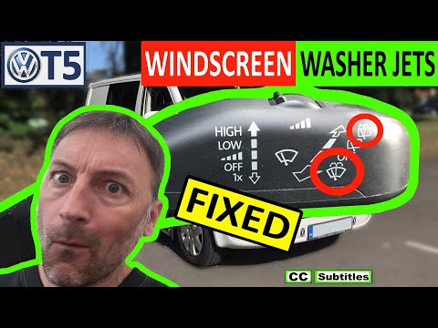 VW T5 Windscreen Washer Jets not Working - Fixed VW T5 Windscreen Washer Jets not Working - Fixed