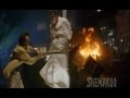 Basha - Rajnikanth bashing up Anand Raj - Rajnikanth, Nagma