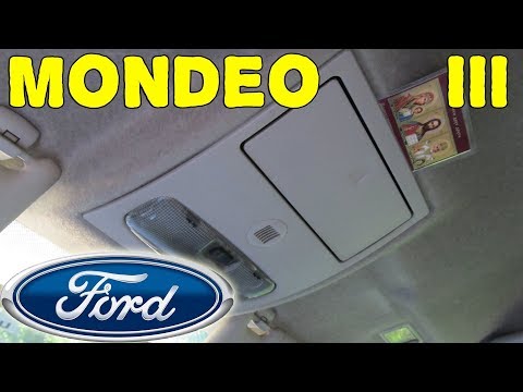 Entfernen der Antenne Ford Mondeo 3 entfernen Sie die Brille Ford Mondeo 3.