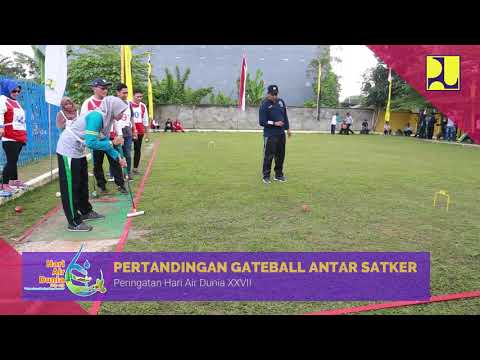 Pertandingan Gateball Antar Satker