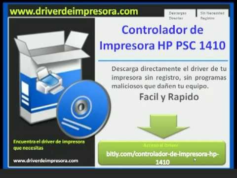 Descargar Controlador de Impresora HP PSC 1410 ¿Donde descargar en forma directa? Duration: :37. Total Views: 8,854