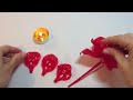 Tutorial: Flores de plástico. Plastic flowers.