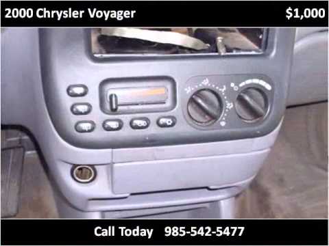 2000 Chrysler Voyager Used Cars Hammond LA