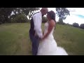 Quadcopter hits groom in the head. // Epic Fail - Seriously