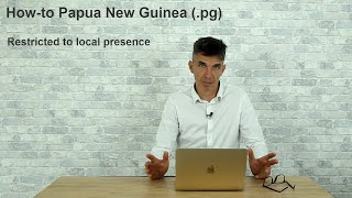 How to register a domain name in Papua New Guinean (.com.pg) - Domgate YouTube Tutorial