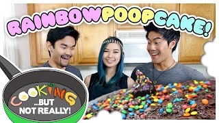 Cooking, But Not Really: RAINBOW POOP CAKE!