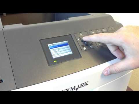 How to set your Lexmark MS810 series laser printer to print on labels. Duration: 1:04. Total Views: 64