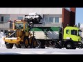 Volvo L70D - Volvo FH12 6x2 (f.d Thurhagen) - Scania P114G 6x2 - Snowloading