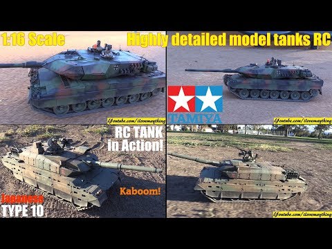 Remote Control Toys: TAMIYA RC Tanks! German Leopard 2A6 and Japanese Type 10 Tanks Remote Control Toys: TAMIYA RC Tanks! German Leopard 2A6 and Japanese Type 10 Tanks