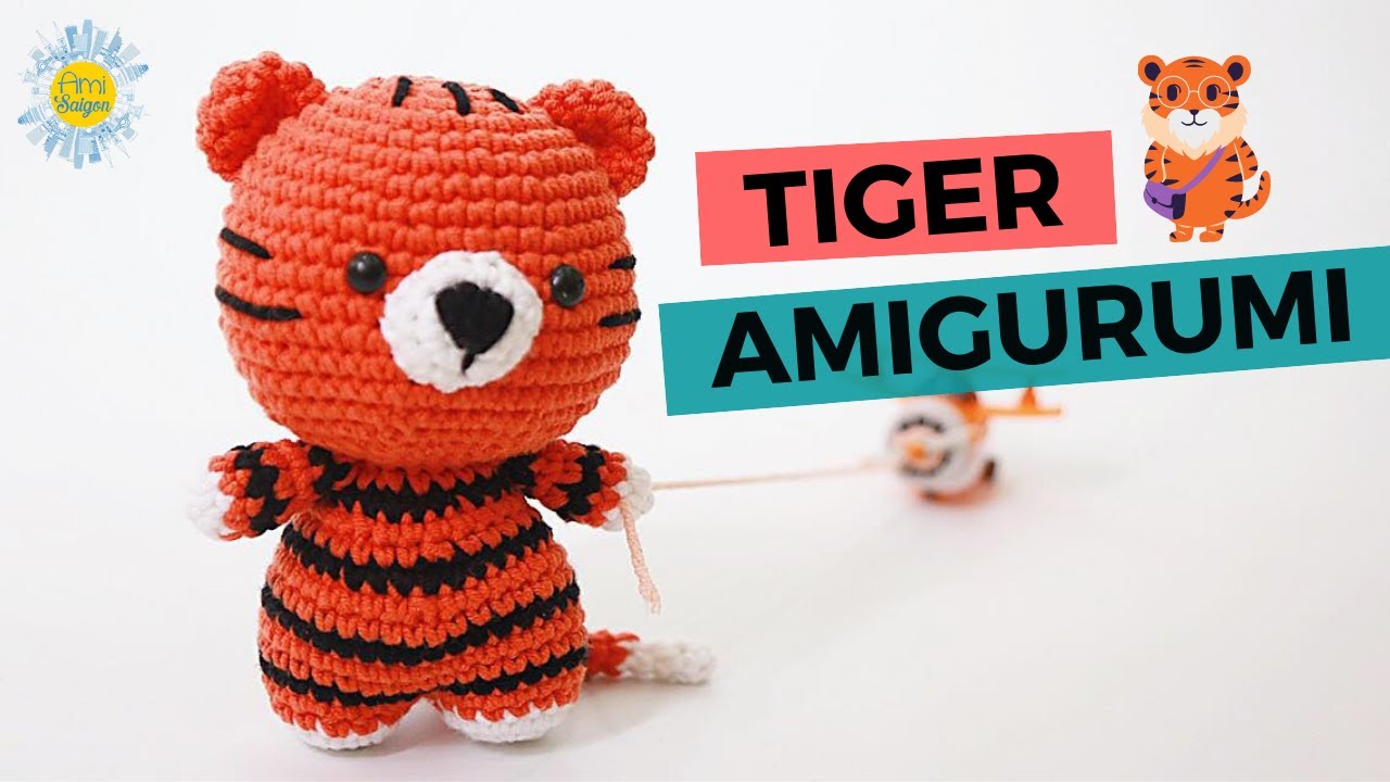 Let’s make a cute Tiger Baby with wool with AmiSaigon